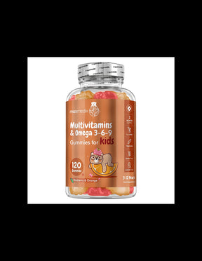 Multivitamins + Omega 3-6-9 (formula for children), 120 gel tablets - Nutra Best Europe