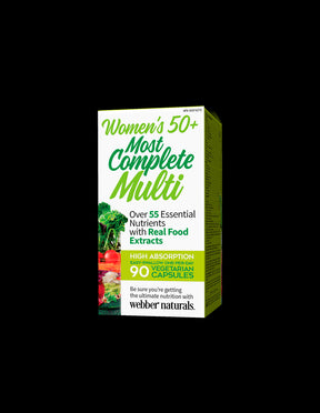 Multivitamins for Women 50+ - Women's Most Complete Multi 50+, 90 V capsules Webber Naturals - Nutra Best Europe
