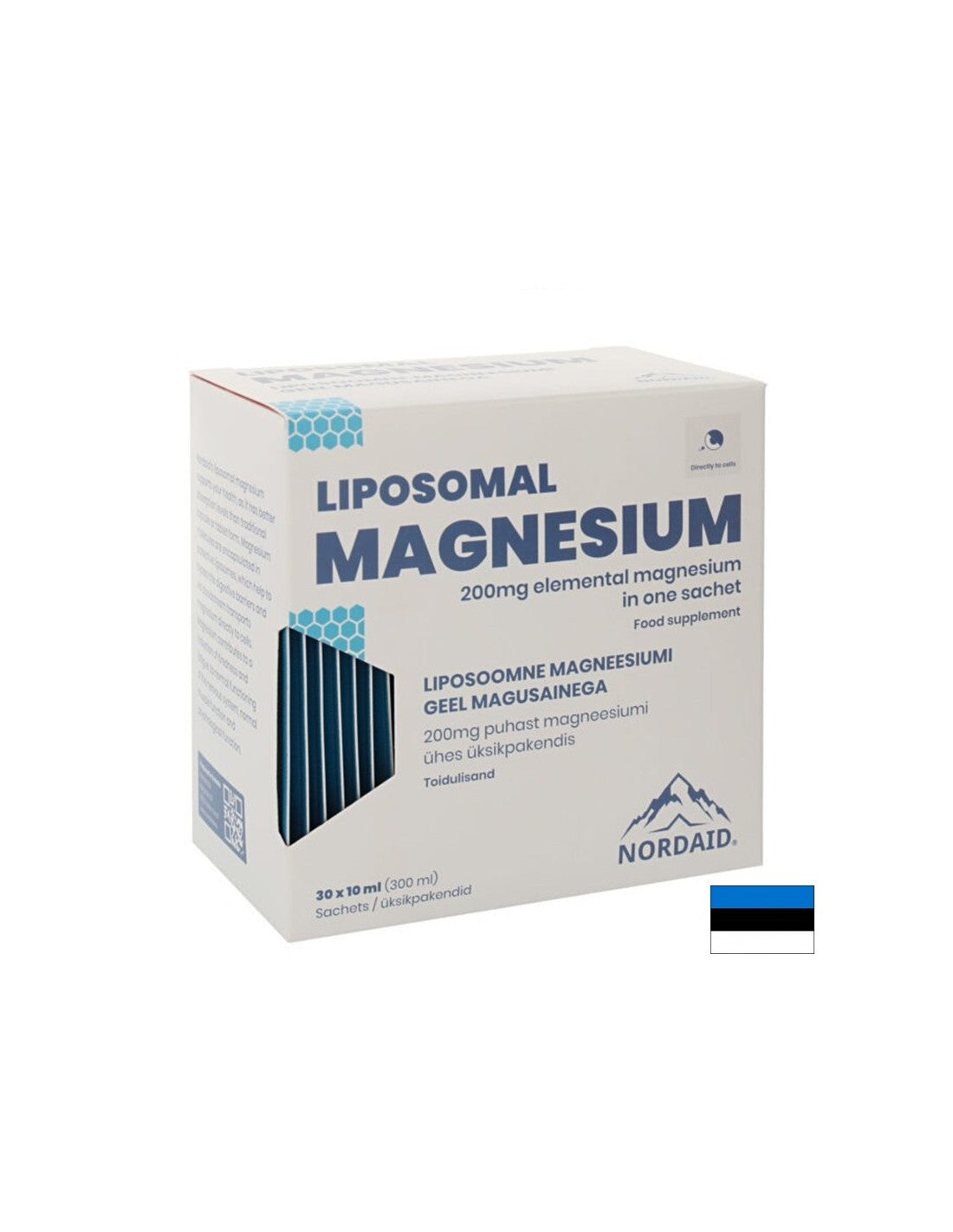 Мускулна и нервна система - Liposomal Magnesium (citrate, malate), 200 mg перорален разтвор с вкус на манго / 30 сашета х 10 ml <tc>Nordaid</tc>