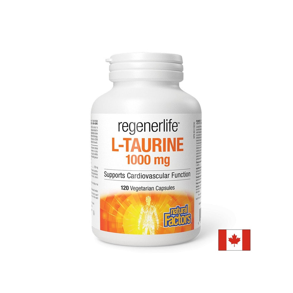 Мускулна и сърдечна функция - Regenerlife ™ L -Taurine, 1000 mg x 120 капсули