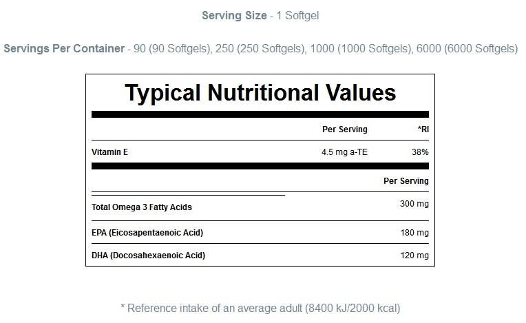 Essential Omega 3 - 90 гел капсули