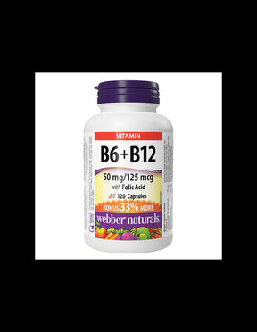 Reduces homocysteine levels and supports the heart - Vitamin B6 + B12 + Folic acid, 120 capsules - Nutra Best Europe