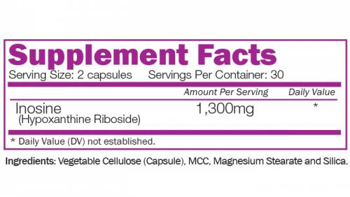 Инозин 1300 mg - 60 капсули