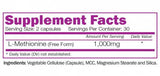 L-метионин 1000 mg 60 капсули