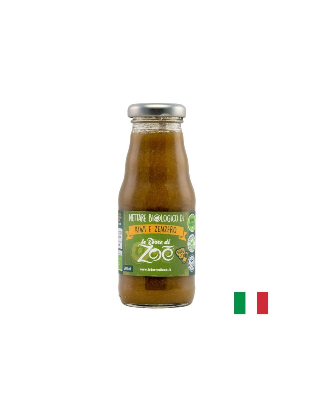 Киви и джинджифил нектар, органично, 200 ml