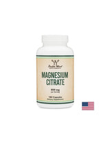 Нервна система и мускули - Magnesium Citrate Magnesium (цитрат), 180 капсули <tc>Double Wood</tc>