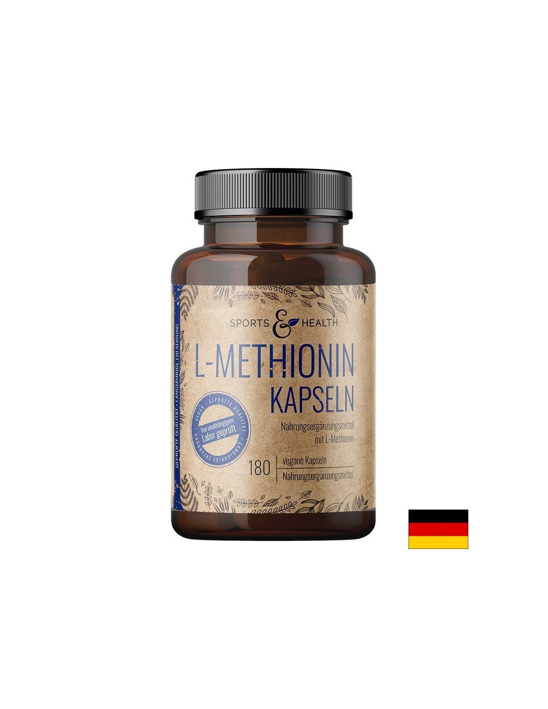 Нервна система - L-Methionine 500mg, 180 капсули <tc>Sports & Health Solutions</tc>