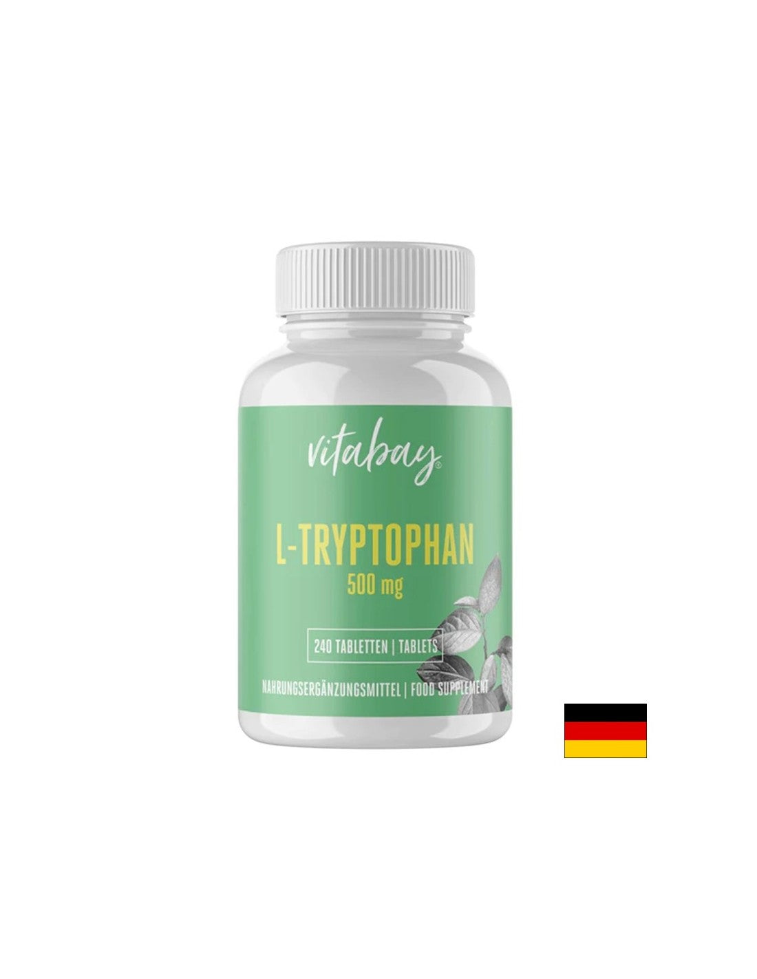 Нервна система - L -Tryptophan 500 mg, 240 таблетки