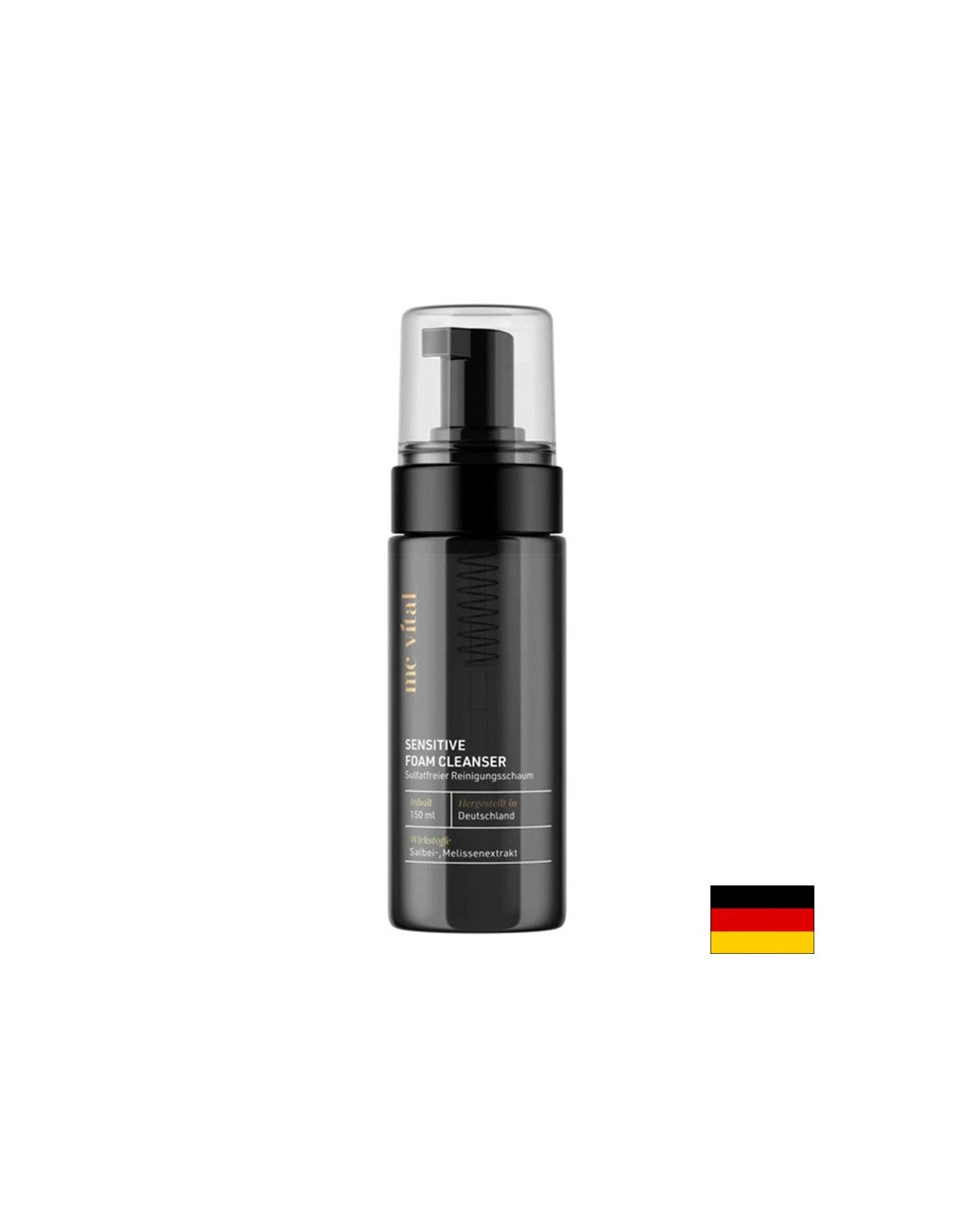 Нежна почистваща пяна с екстракт от градински чай и лимон, 150 ml
