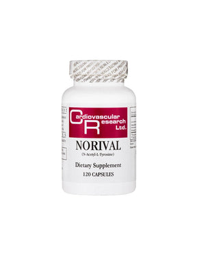 Brain function, motivation, emotional health - Norival - formula with vitamin B6 & N-acetyl-L-Tyrosine, 120 capsules - Nutra Best Europe