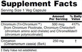 Tri -Chromium 500 mcg + канела - 90 капсули
