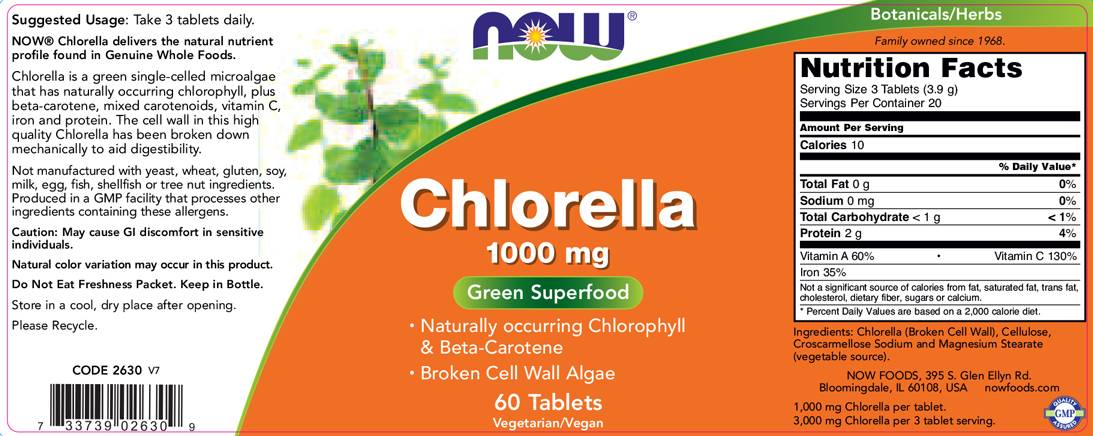 Хлорела 1000 mg - 60 таблетки