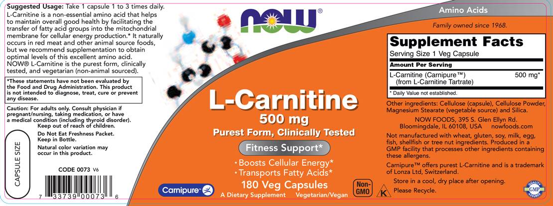 L-карнитин 500 mg | Carnipure® - 180 капсули