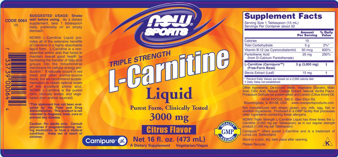 L -карнитин течност 3000 mg - 465 ml