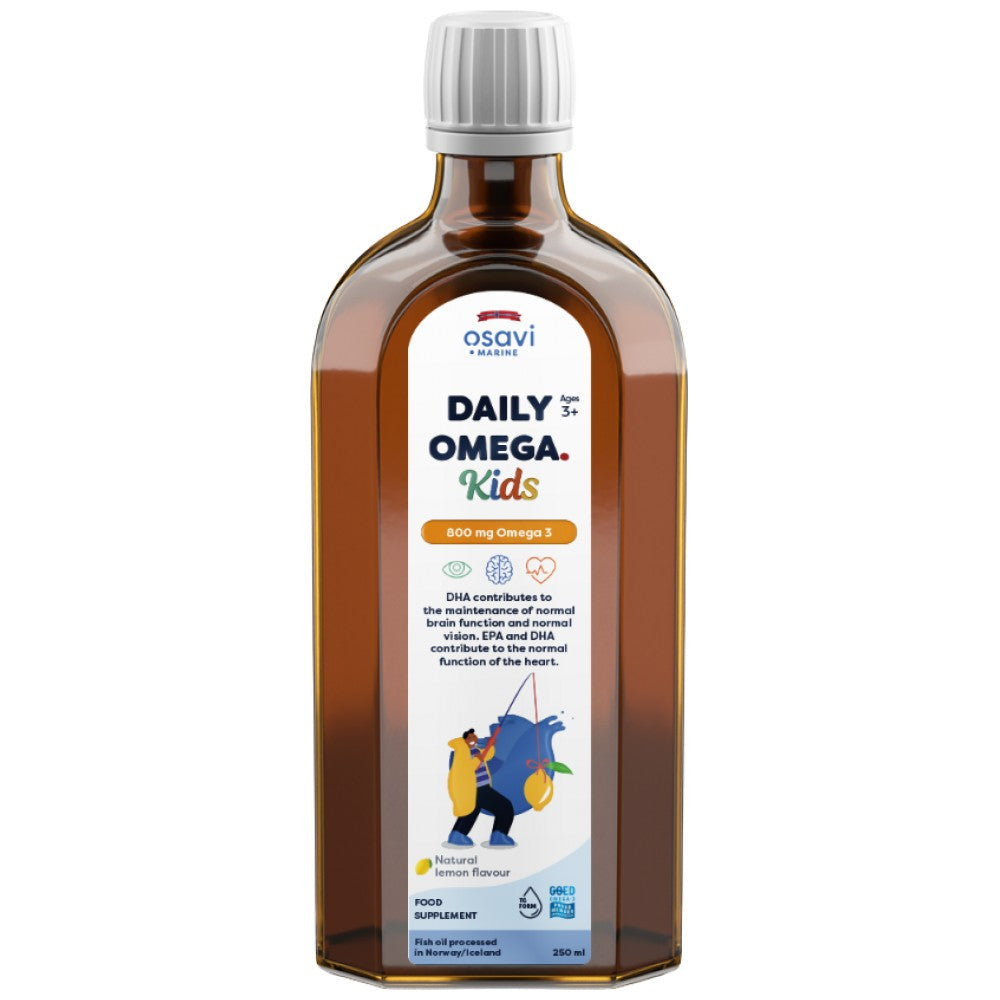 Daily Omega Kids Liquid | Естествен лимон ароматизиран - 250 ml