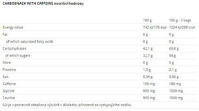 Carbosnack with Caffeine Sachet 18 x 55 grams - Nutra Best Europe