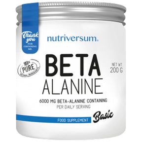 Beta Alanine Powder | 100% Pure - 200 grams - Nutra Best Europe