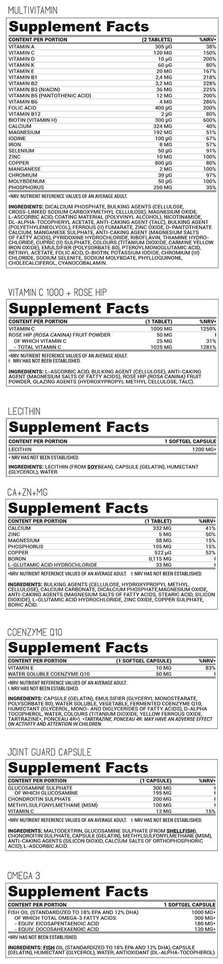 Multi Pack 8 | Здравна формула за всичко в едно-30 пакета