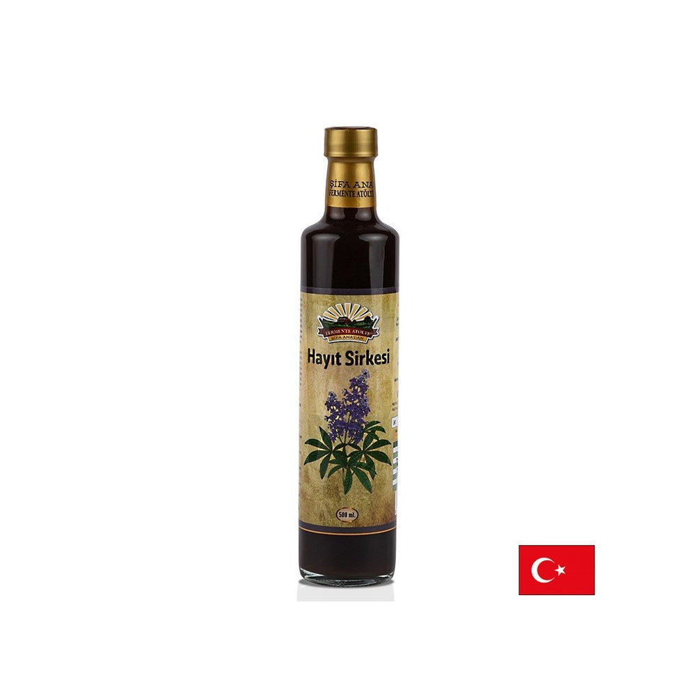 Естествен Vitex оцет - подкрепа за женското хормонално здраве, 500 ml