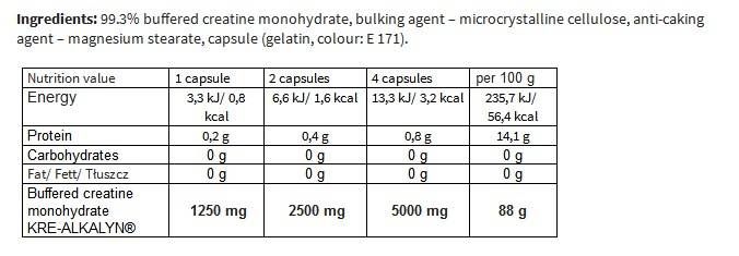 Kre -Alkalyn 2500 - 30 капсули