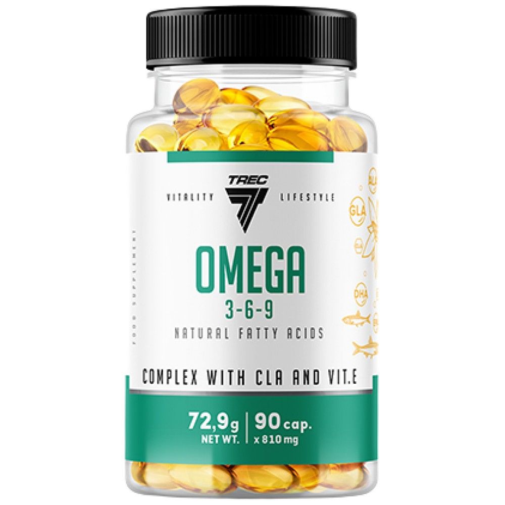 Omega 3-6-9-90 гел капсули