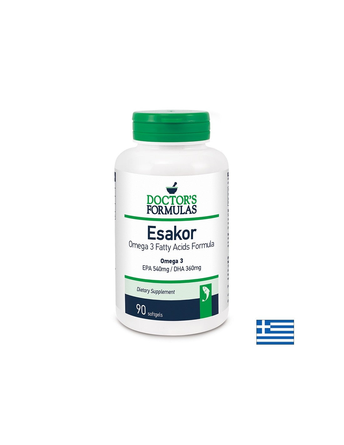 Формула Omega -3 - Esakor, 90 Softgel капсули Лекарски формули