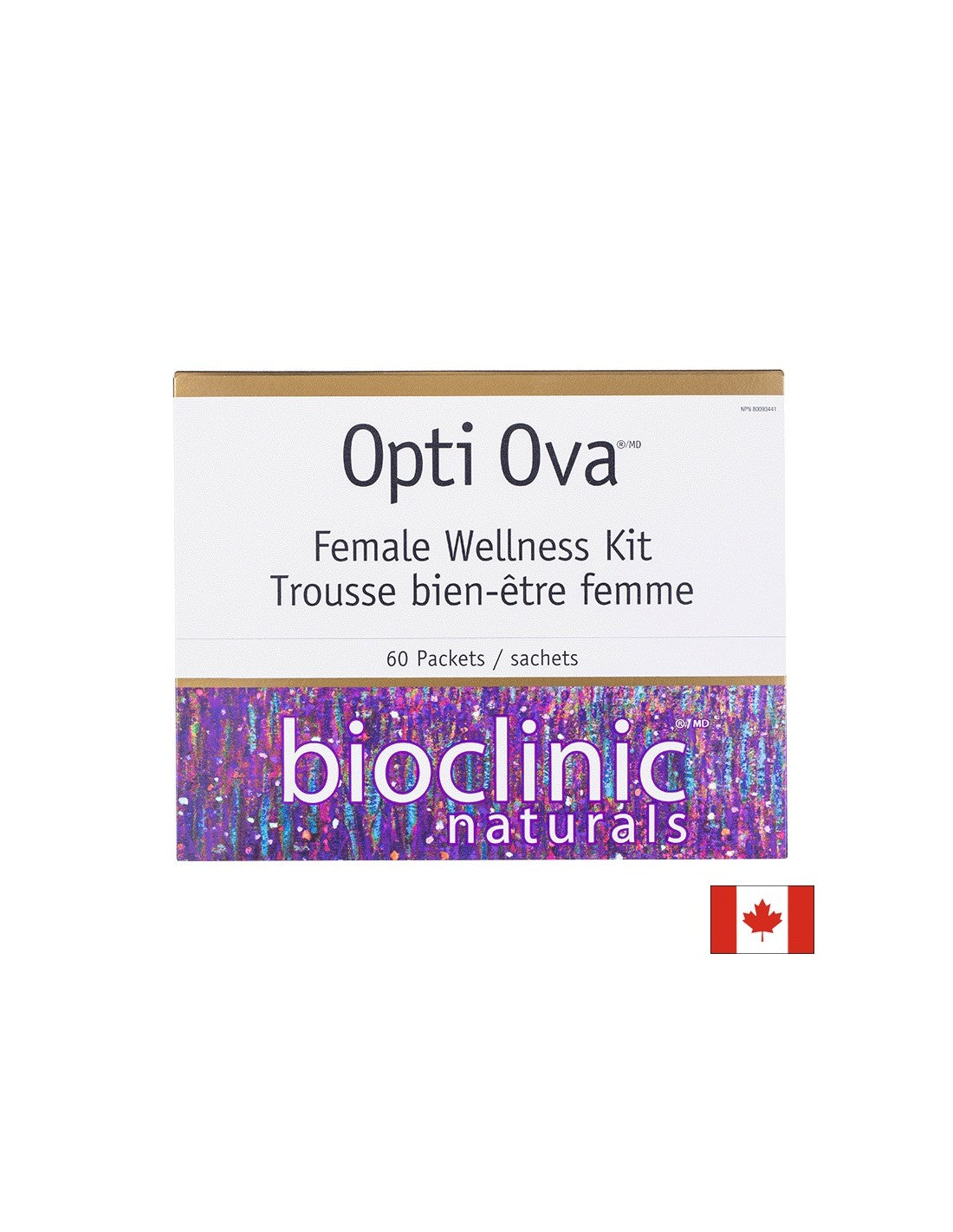 Opti Ova™ Female Wellness Kit/ Програма за плодовитост за жени x 60 пакета <tc>Natural Factors</tc>