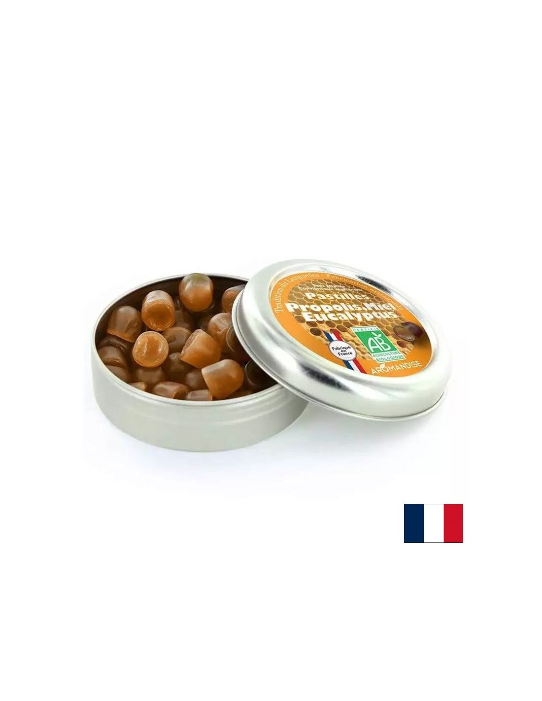 Таблетки с прополис, мед и евкалипт, 45 g