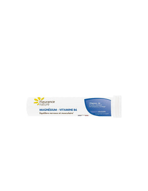 Muscle and heart support - Magnesium + Vitamin B6, 20 chewable tablets Fleurance Nature - Nutra Best Europe