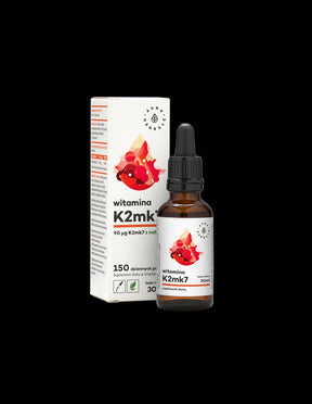 Improves bone density - Vitamin K2 (MK7), 30 ml drops Aura Herbals - Nutra Best Europe