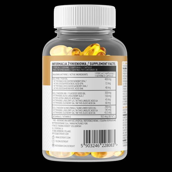 Omega 3-6-9-30 гел капсули