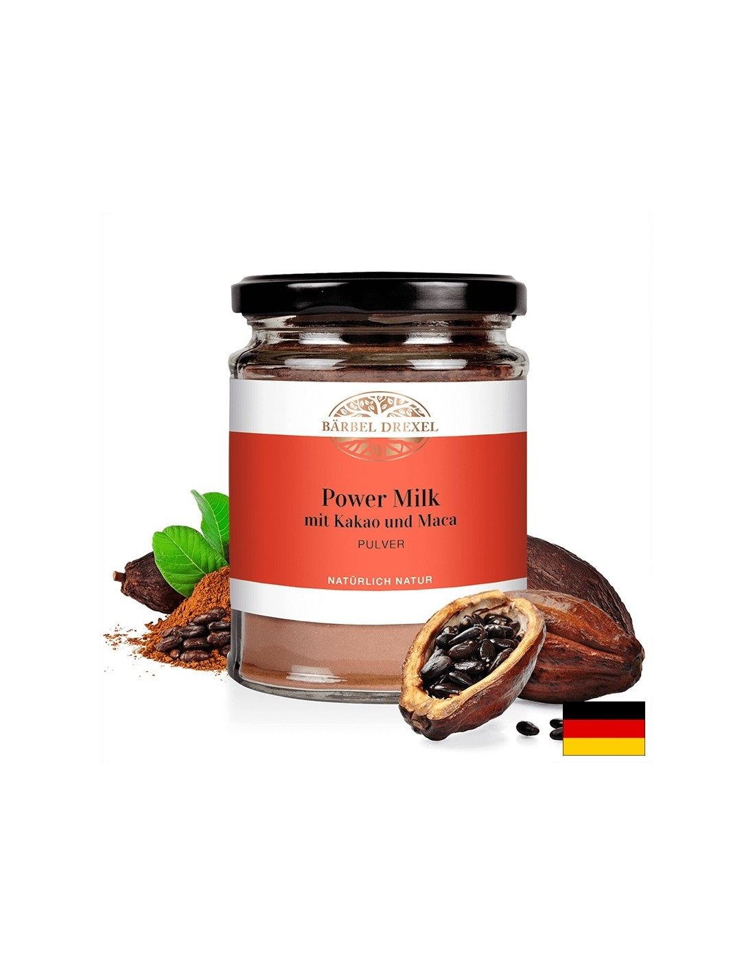 Power Milk mit Kakao und Maca Pulver / Енергизиращо мляко с какао, мака и канела / Прах, 120 g <tc>Bärbel Drexel</tc>