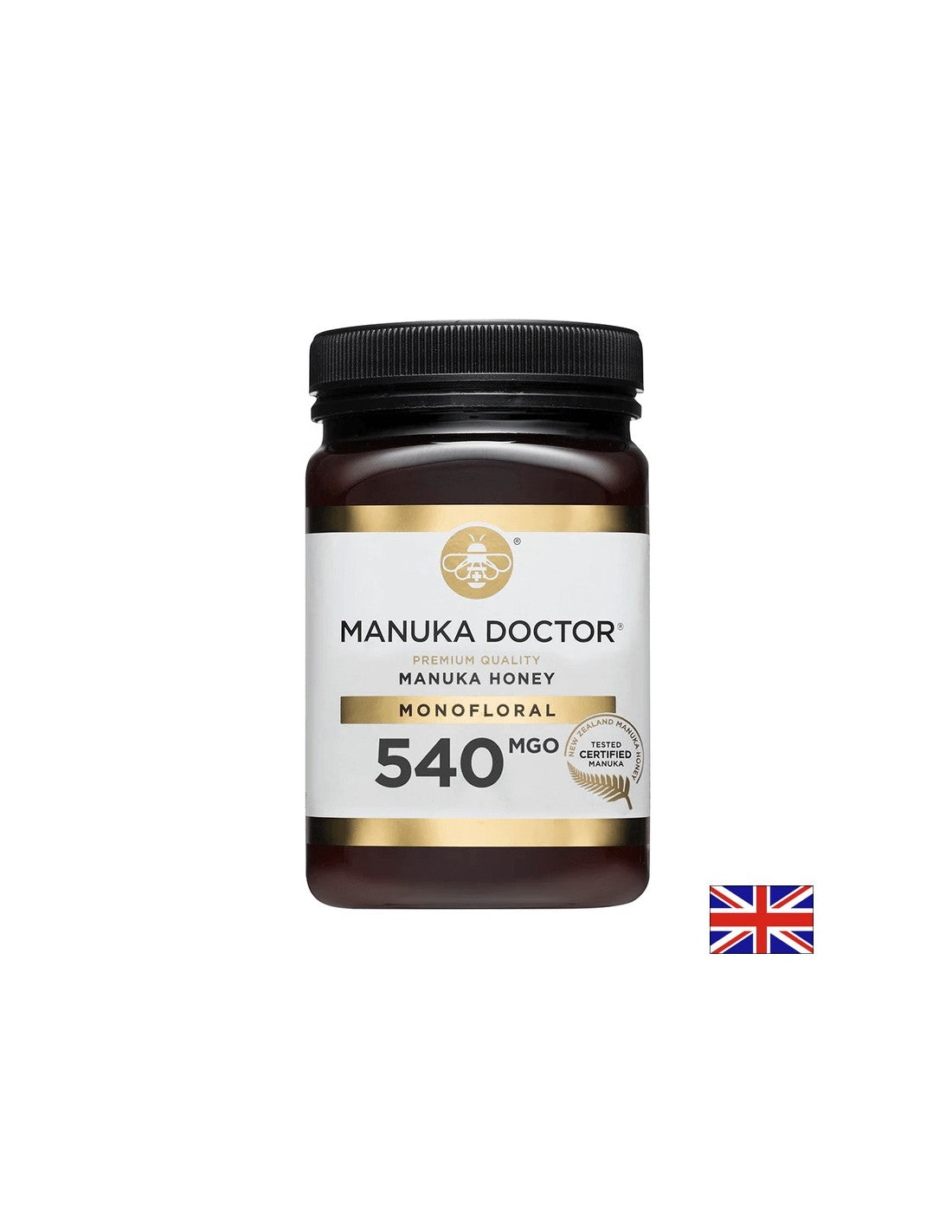 Премиум качествен монофлорал 540 MgO - Monofloral manuka мед, 500 g