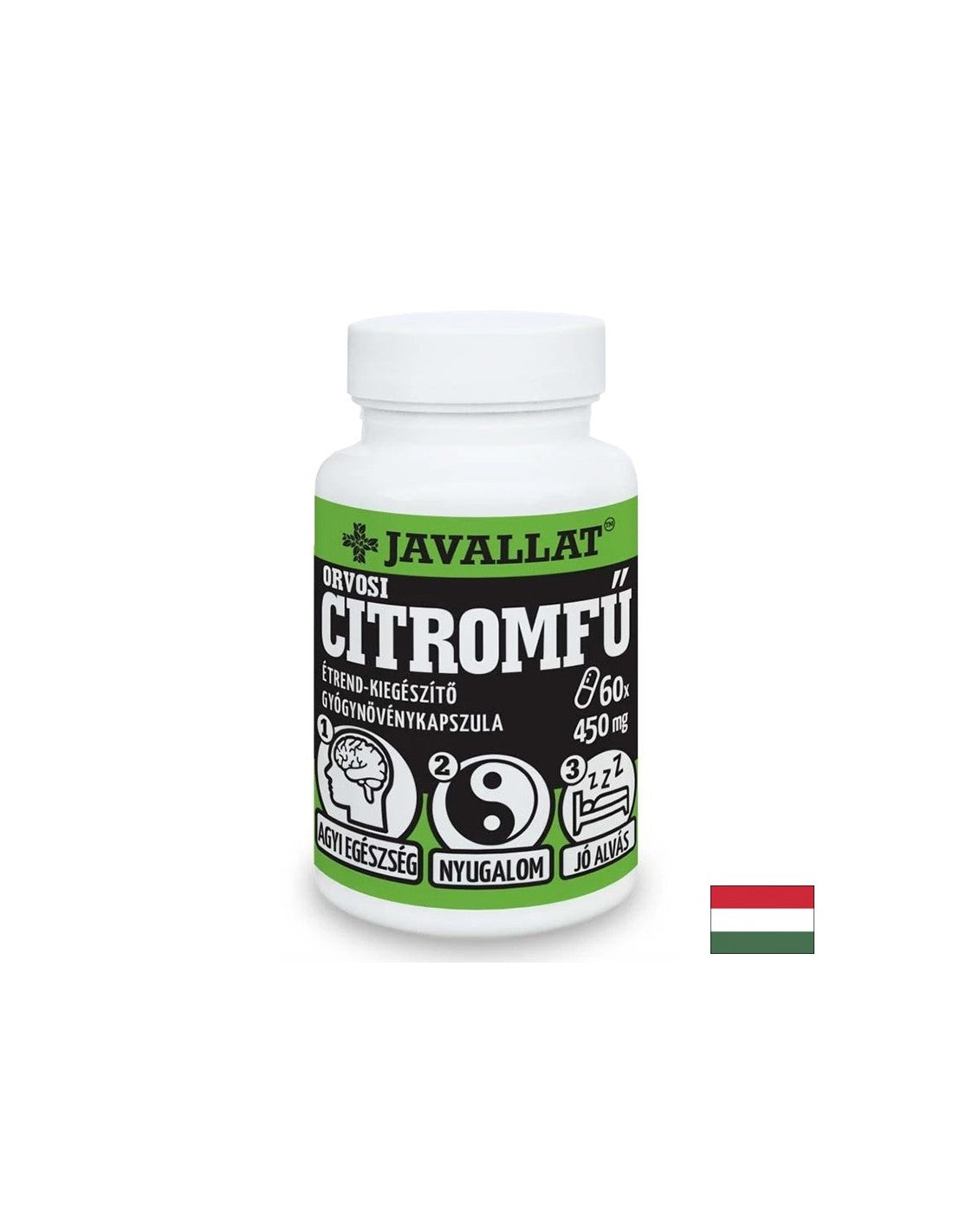 За стрес и безсъние - лимонов балсам (лист), 450 mg x 60 капсули