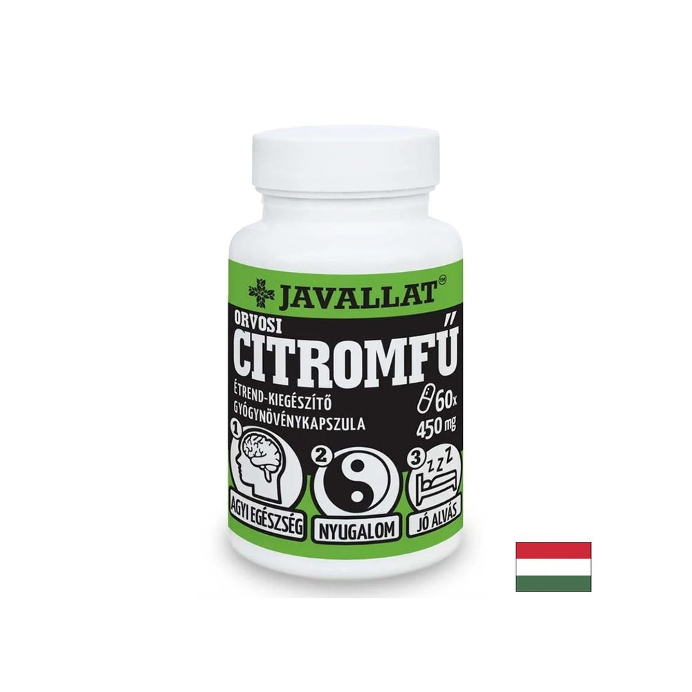 За стрес и безсъние - лимонов балсам (лист), 450 mg x 60 капсули