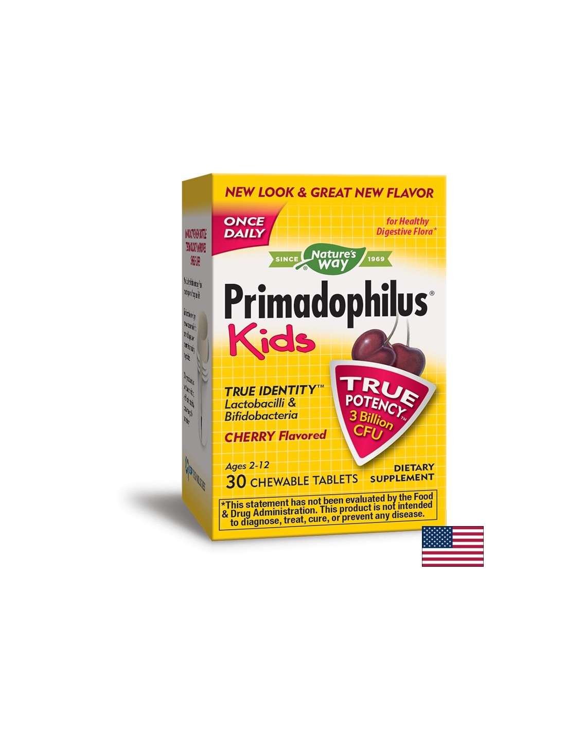 Primadophilus деца 3 милиарда - 30 таблетки