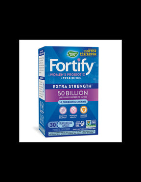 Fortify Women's Probiotic, 50 billion active probiotics, 30 capsules - Nutra Best Europe