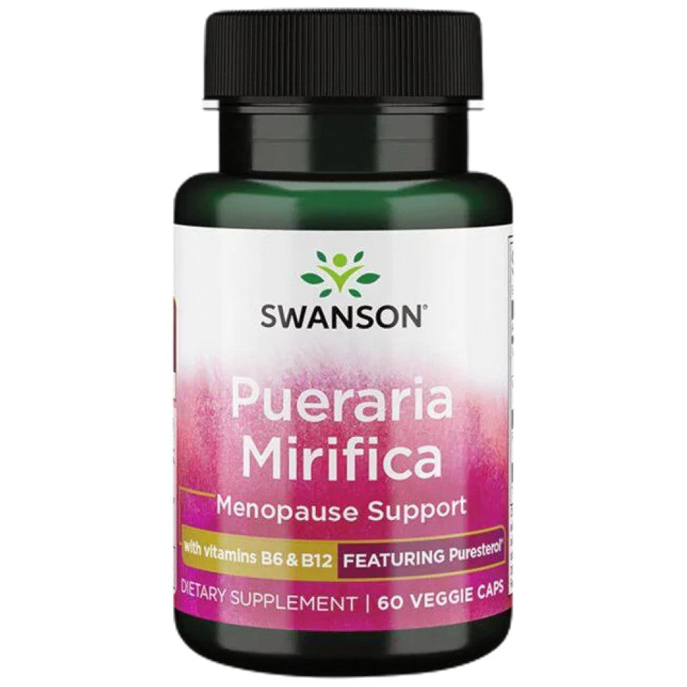 Pueraria mirifica - Puresterol® | С витамин В6 и В -12 - 60 капсули
