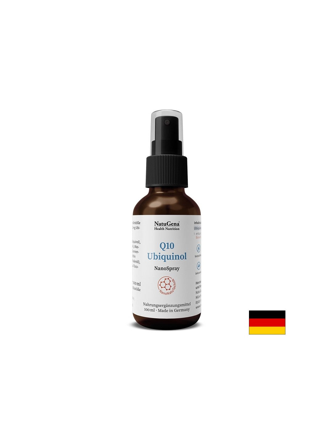 Енергия и здравословно сърце - Коензим Q10 Убикинол (нано), 100 ml перорален спрей
