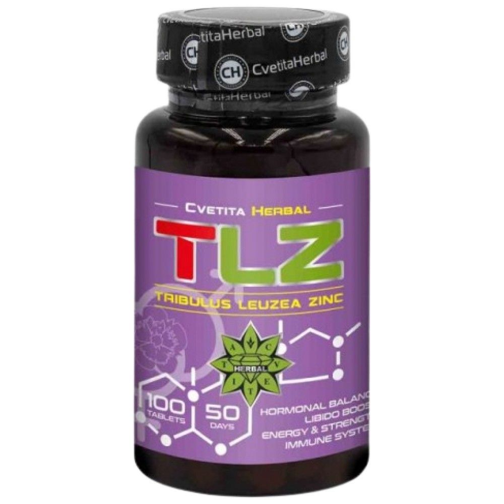 Tlz | Tribulus leuzea Zinc - 100 таблетки