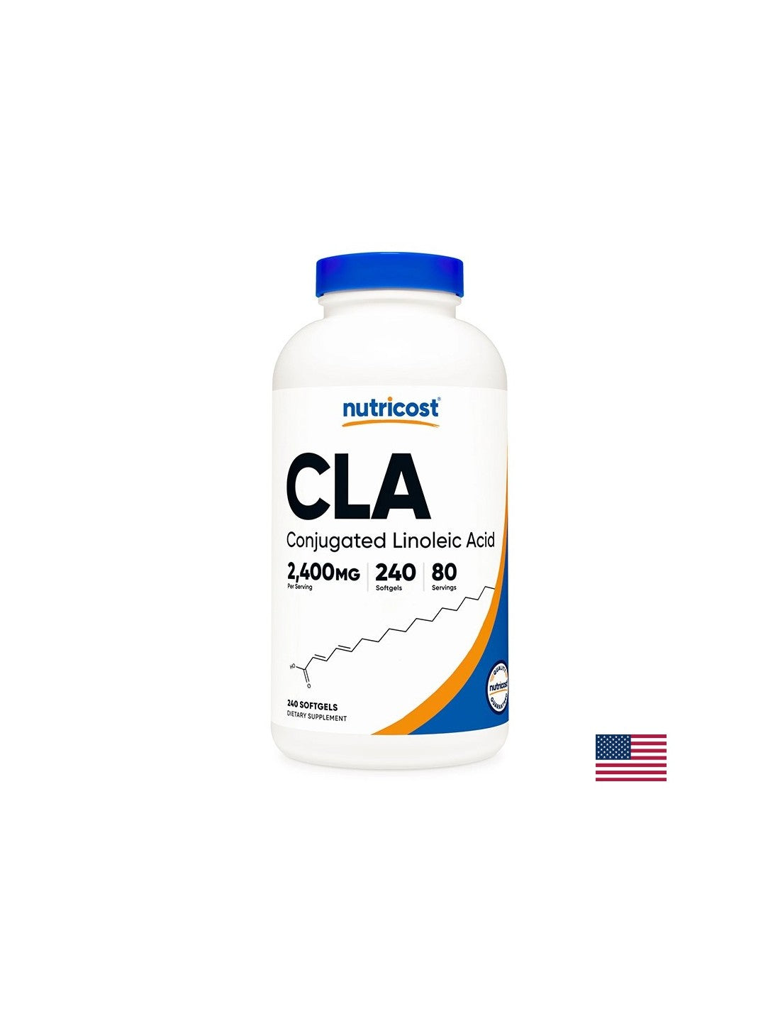 Намаляване на теглото - CLA / конюгирана линолова киселина, 800 mg x 240 капсули с мекгел