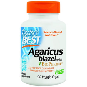 BEST Agaricus Blazei with BioPerine - 90 capsules - Nutra Best Europe