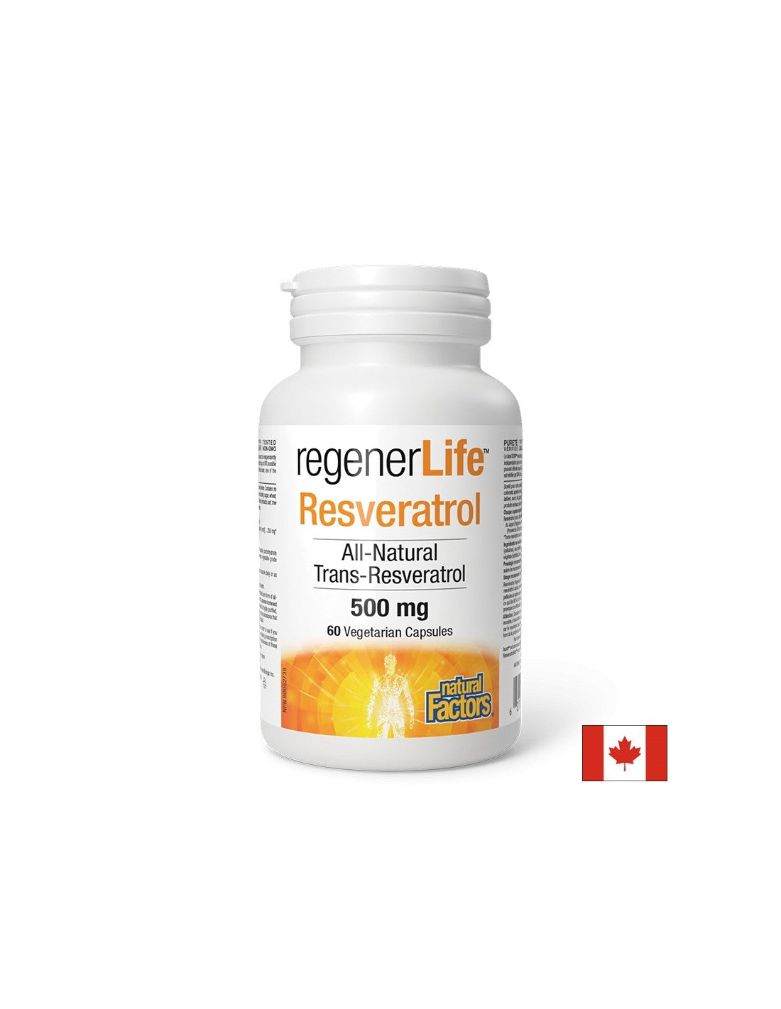 Regener Life ™ Resveratrol 500 mg - 60 капсули