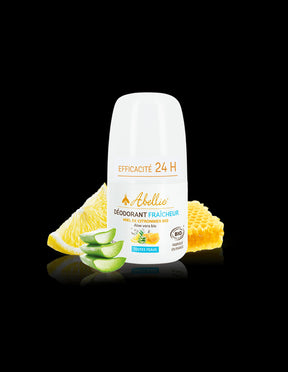 Roll-on deodorant with organic honey, lemon and aloe vera, 50 ml - Nutra Best Europe