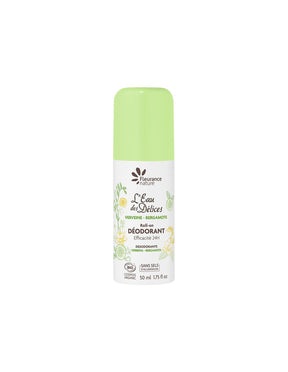 Roll-on deodorant with Verbena & Bergamot Water, 50 ml Fleurance Nature - Nutra Best Europe
