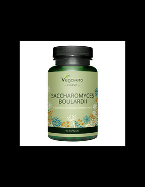Saccharomyces Boulardii + Mannan-Oligosaccharide (MOS), 90 capsules, 100% Vegan Vegavero - Nutra Best Europe