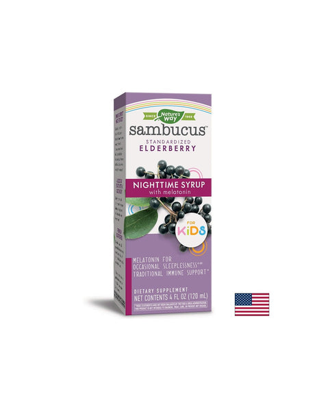 Sambucus For Kids Night Time Syrup 120 ml - 120 ml - Nutra Best Europe