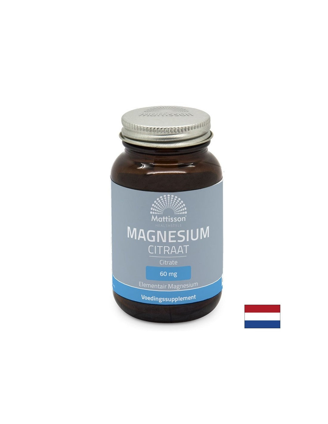 Функция на сърцето и мускулите - Магнезий (цитрат), 60 капсули <tc>Mattisson Healthstyle</tc>