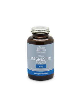 Heart, nerve and muscle function - Magnesium (malate), 90 capsules Mattisson Healthstyle - Nutra Best Europe