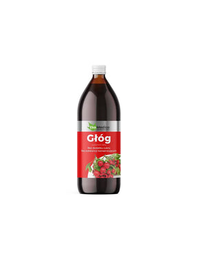 Hawthorn juice with camu camu and natural vitamin C - Heart and nervous system, 1 liter, 20 or 40 doses - Nutra Best Europe